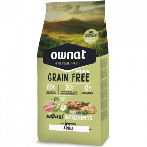 OWNAT GF PRIME ADULT CHICKEN & TURKEY GATOS 8 KG