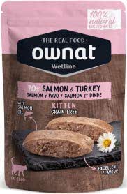 OWNAT WETLINE KITTEN SALMON&TURKEY GATOS 85 GR