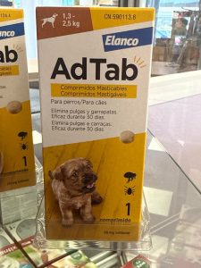 ABTAB COMPRIMIDOS MASTICABLES PERROS 1 COMPRIMIDO 1.3-2,5 KG