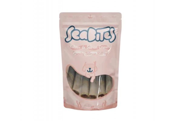 SEABITES SNACK ROLLITO SLAMÓN CRUNCHY 4 UNIDADES