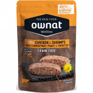 ownat wetline chicken&shrimp gatos 85 gr