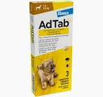 ABTAB COMPRIMIDO MASTICABLE ANTIPARASITARO PERROS 3 COMPRIMIDOS 1.3-2.5KG