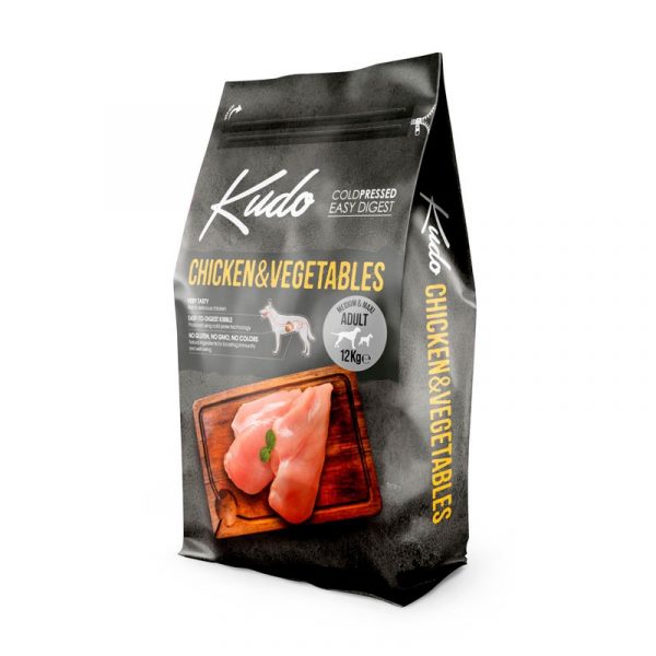 KUDO POLLO Y VEGETALES ADULT 10 + 2 KG